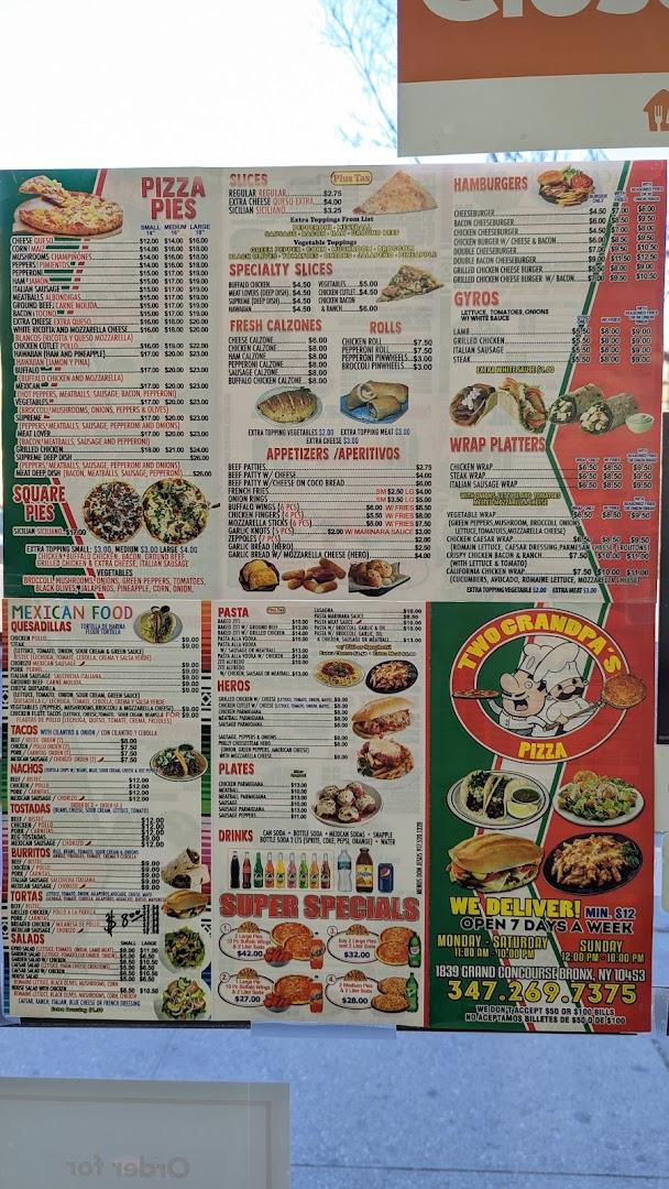 Concourse Pizza and Pasta Menu image 3